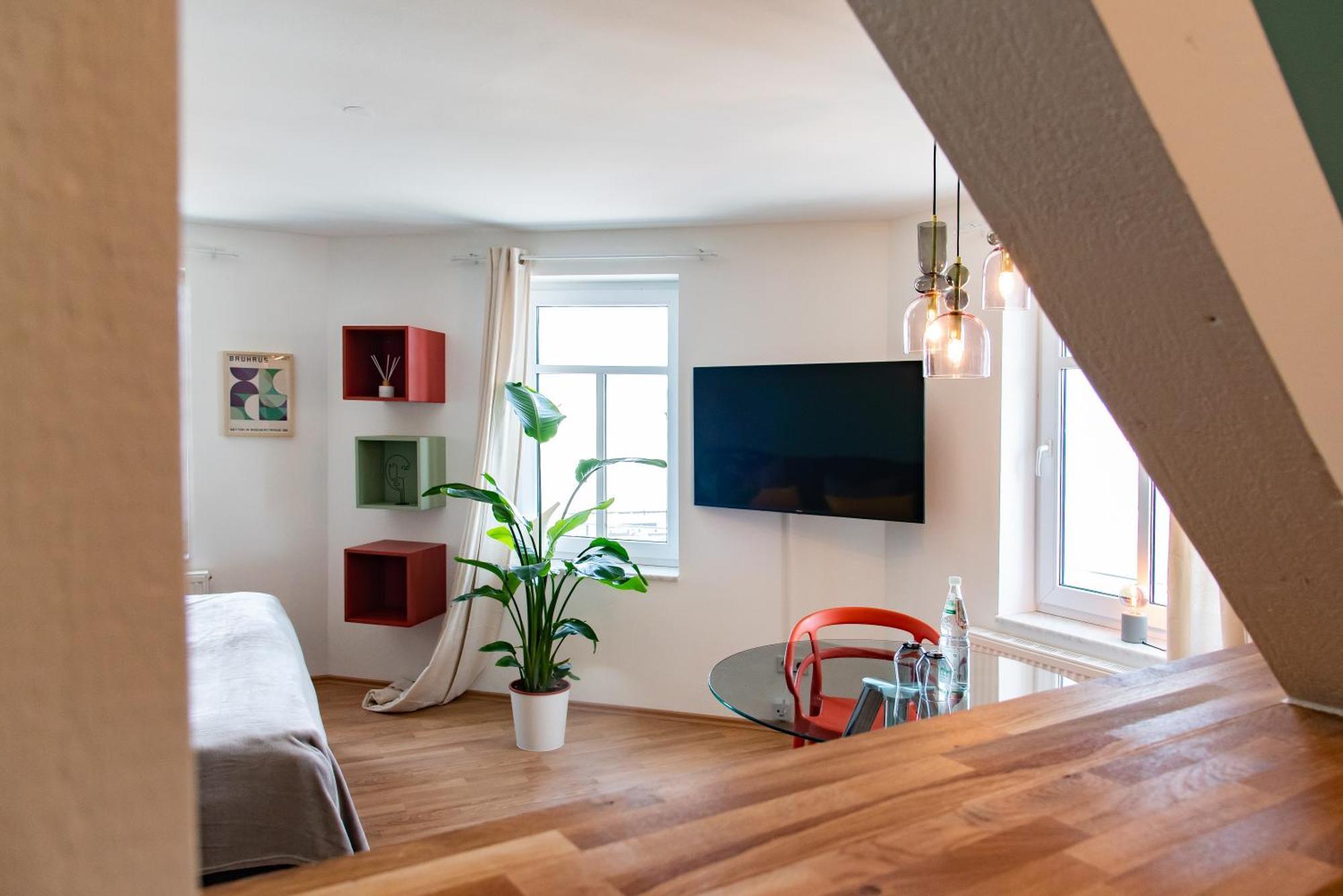 Bauhaus Apartment - Netflix, Nespresso, Zentral, Messe Chemnitz Ngoại thất bức ảnh