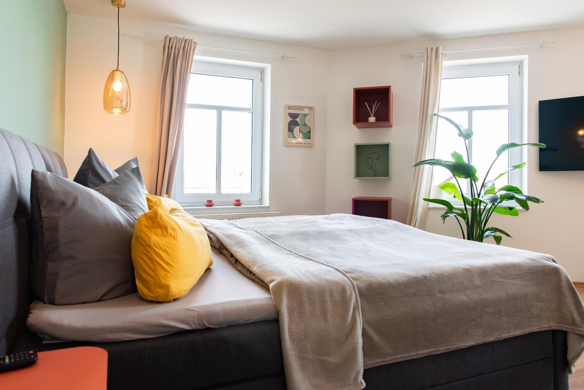 Bauhaus Apartment - Netflix, Nespresso, Zentral, Messe Chemnitz Ngoại thất bức ảnh