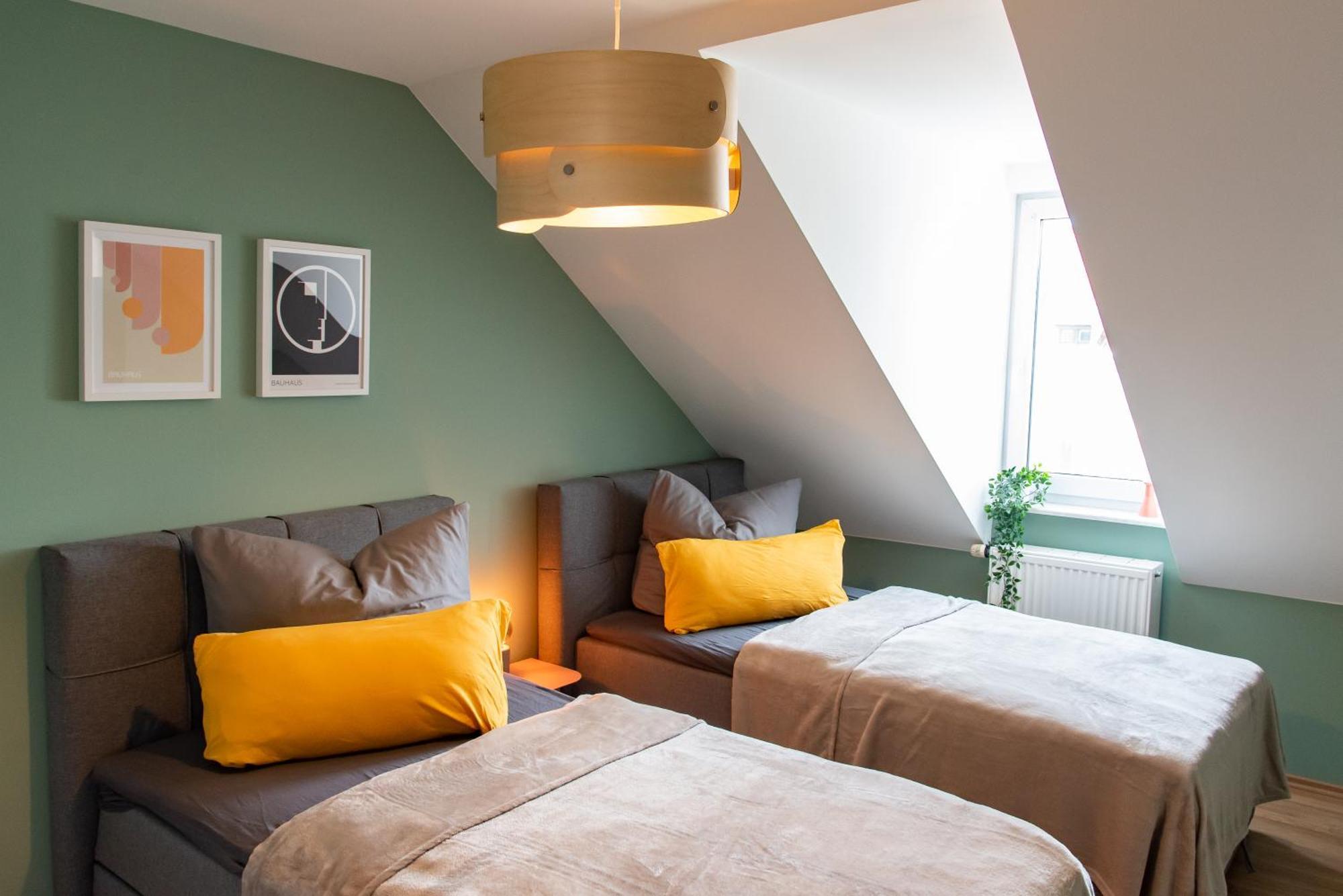Bauhaus Apartment - Netflix, Nespresso, Zentral, Messe Chemnitz Ngoại thất bức ảnh